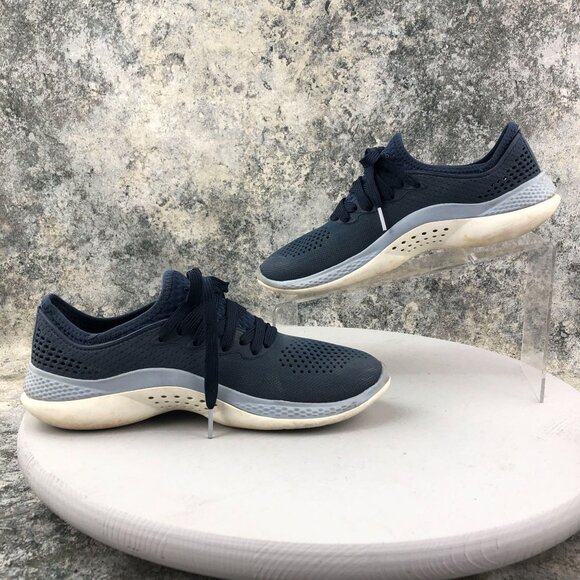 Crocs Men's Size 6 Literide 360 Pacer Blue Lace-Up Lightweight Sneakers 206715 - Picture 10 of 13